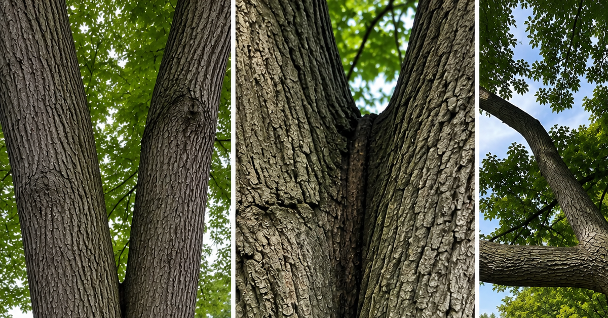Mature oaks in Grand Blanc often develop structural weaknesses such as co-dominant stems, included bark, and heavy limbs that increase failure risk.